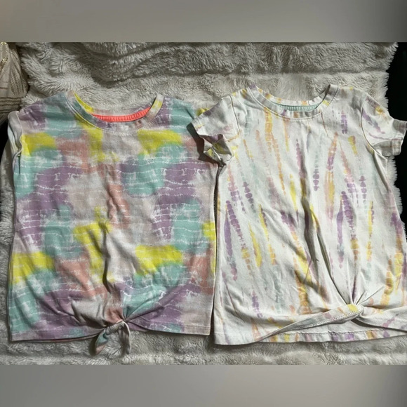 Cat & Jack Kids Tie Dye T-shirts (2pk) - Picture 1 of 3